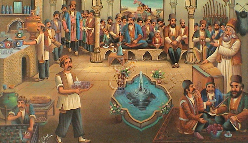 نقاشی قهوه خانه ای در ایران